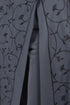 Embroidered long-sleeve cotton coat